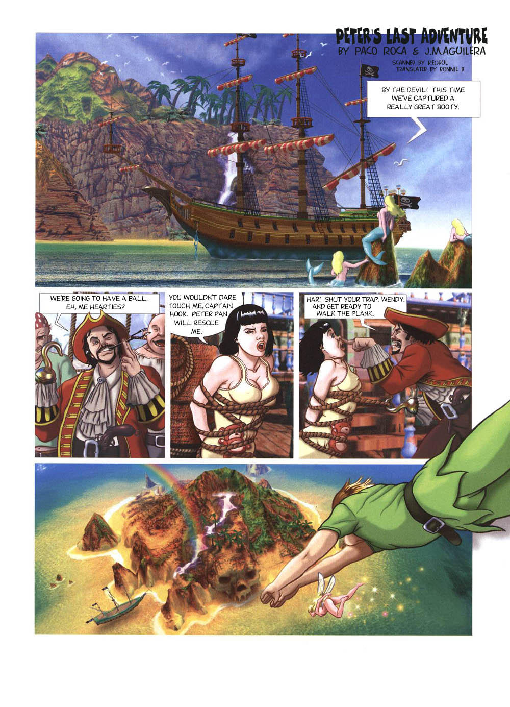 Paco Roca, J. Aguilera] Peter's Last Adventure (Peter Pan) Porn Comic |  18PornComix